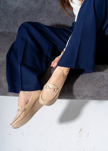 Elevated Comfort Flats -beige