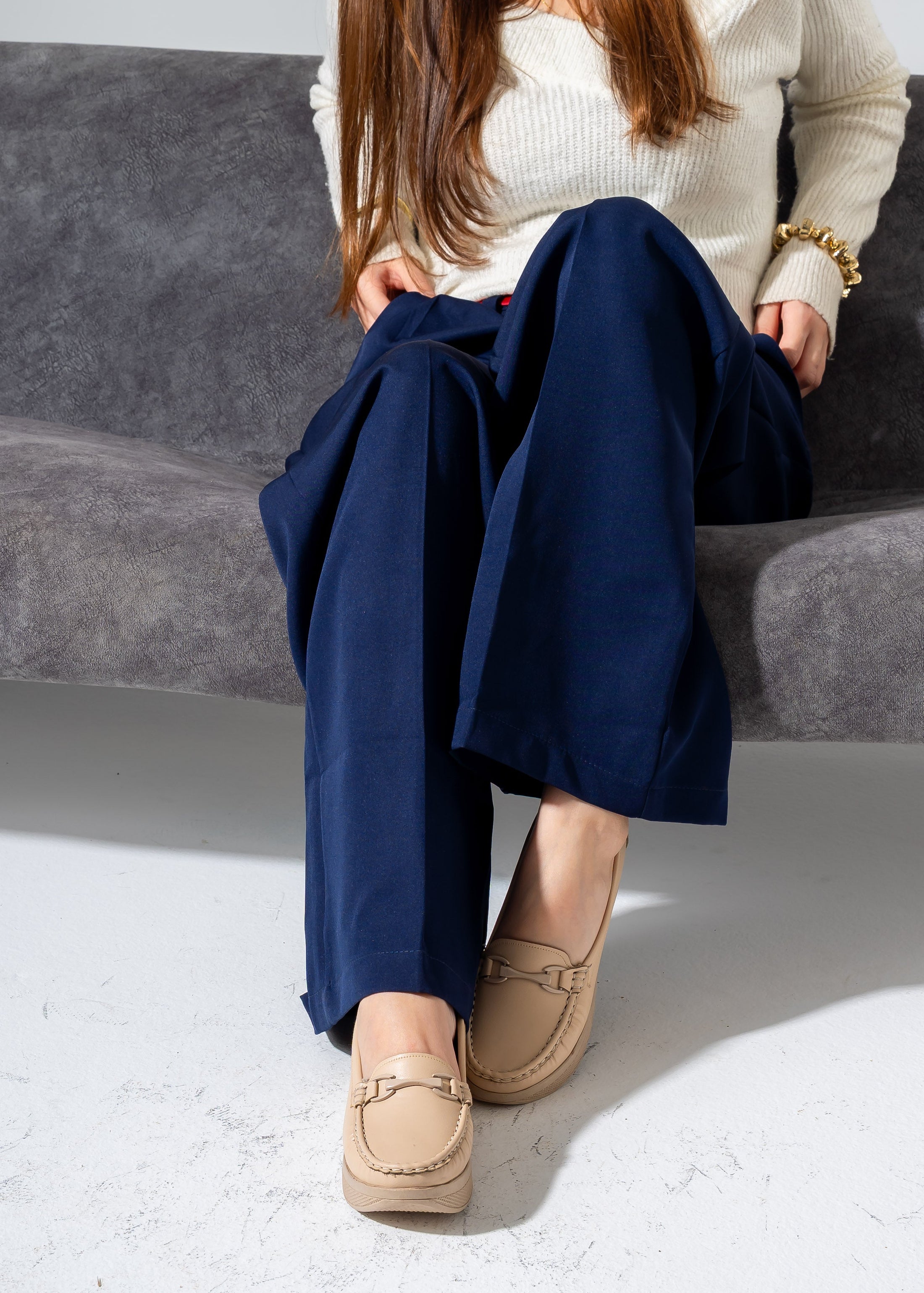 Elevated Comfort Flats -beige