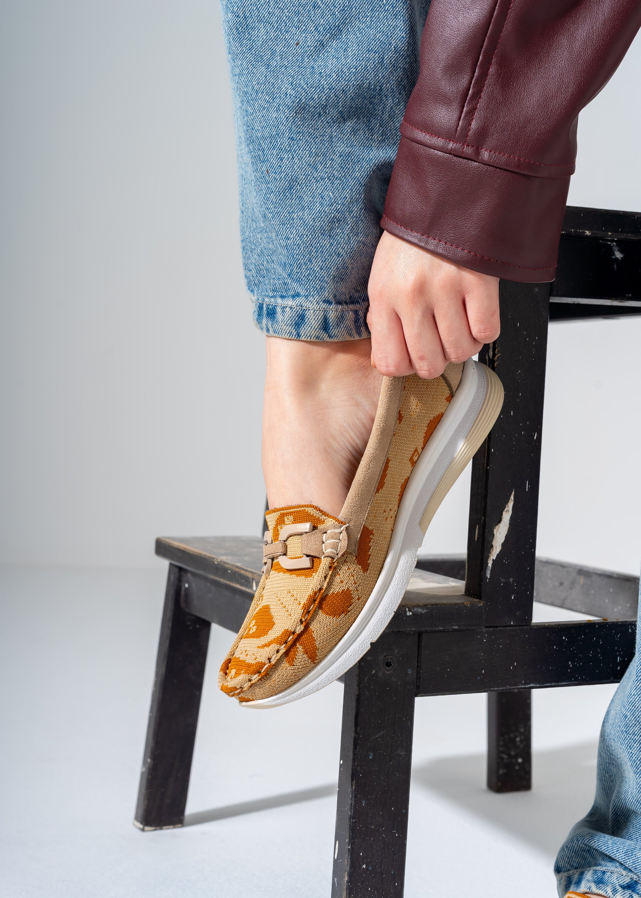 Casual Slip-on -beige