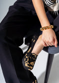 Load image into Gallery viewer, Retro Knit Heels -black
