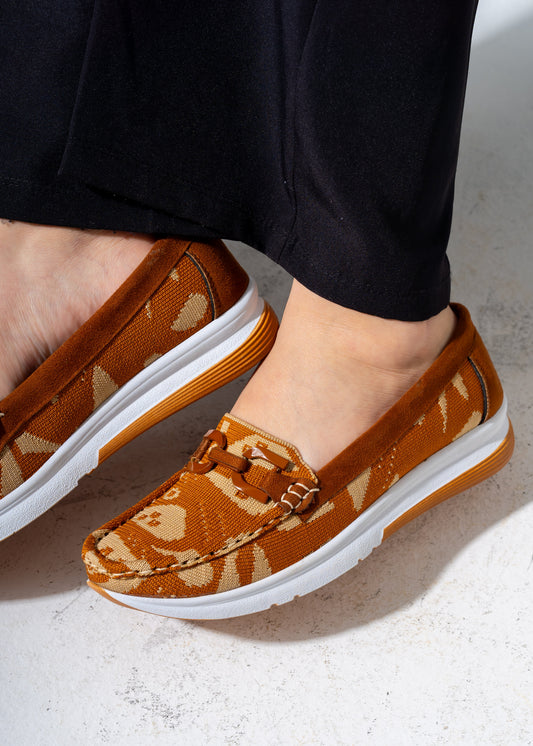 Casual Slip-on -camel