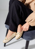 Load image into Gallery viewer, Textured Slip-Ons -beige
