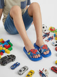 Load and play video in Gallery viewer, Kids Spiderman Cartoon Slides - blue
