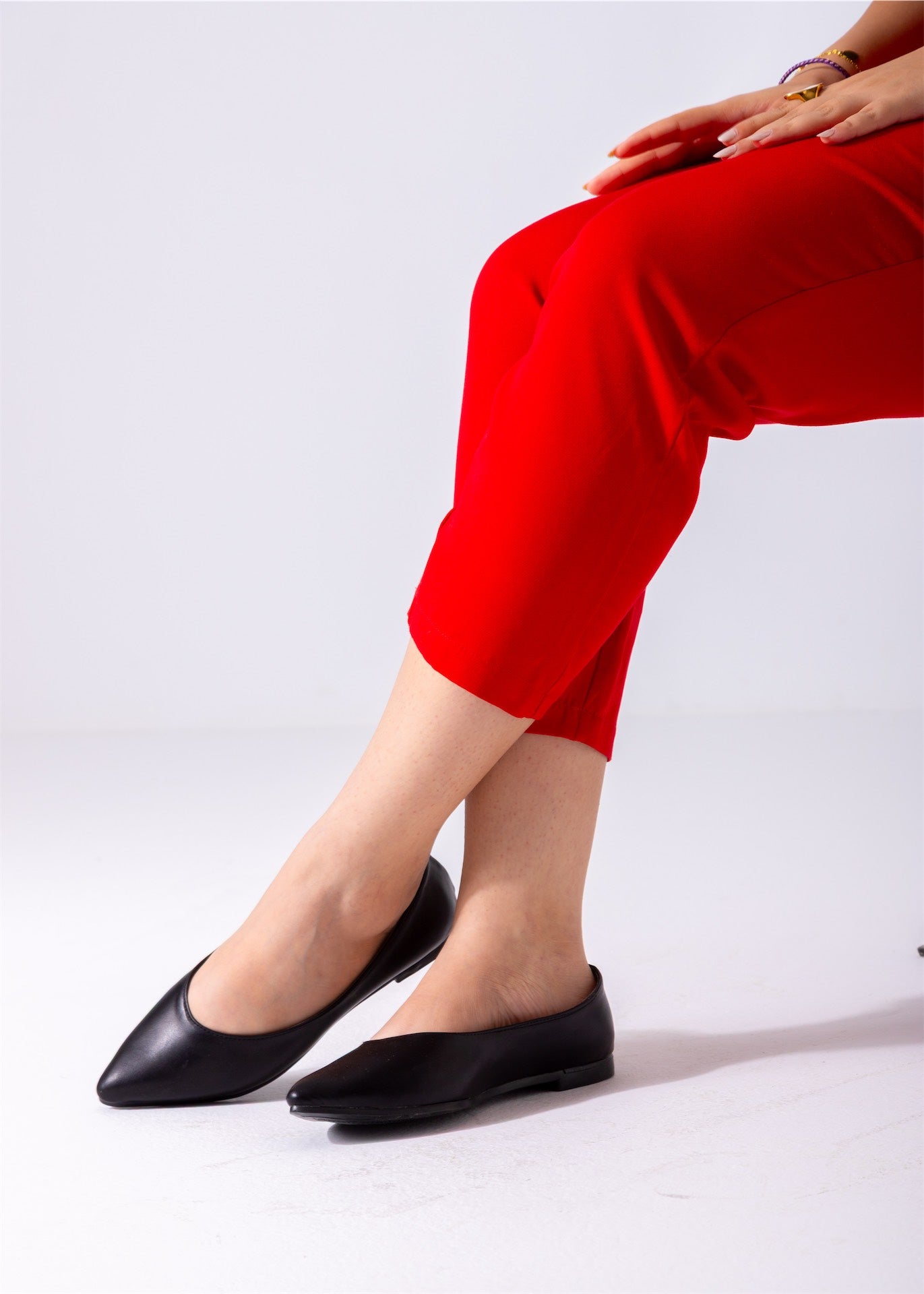 Toe Slip-On Flat-black