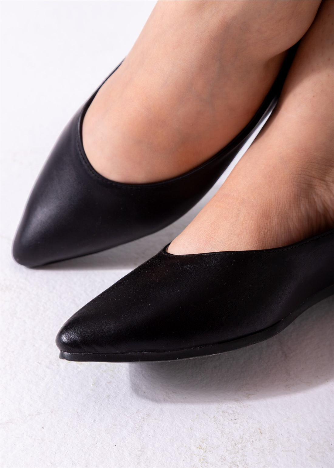 Toe Slip-On Flat-black
