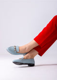 Load image into Gallery viewer, Ornamental Strap Flat-baby blue
