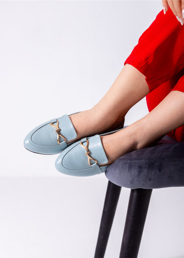 Ornamental Strap Flat-baby blue