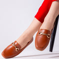 Load image into Gallery viewer, Classic Buckle Flats-camel
