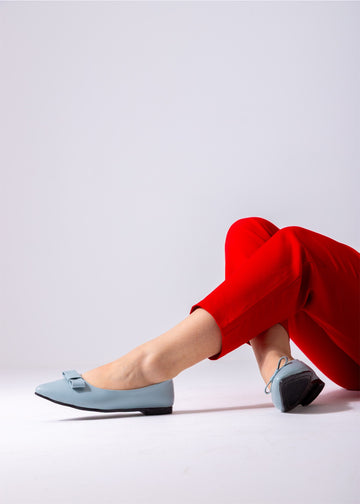 The Ballerina Bow Flat-baby blue