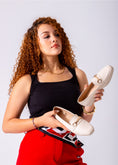 Load image into Gallery viewer, Classic Buckle Flats-beige
