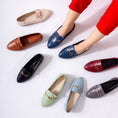 Load image into Gallery viewer, Classic Buckle Flats-beige
