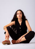Load image into Gallery viewer, Pointed Stud Detail Flats-camel
