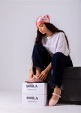 Load image into Gallery viewer, Shimmer Mary Flats-pink
