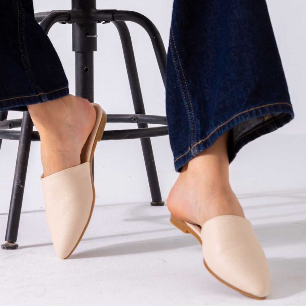 The Luna Mule-beige