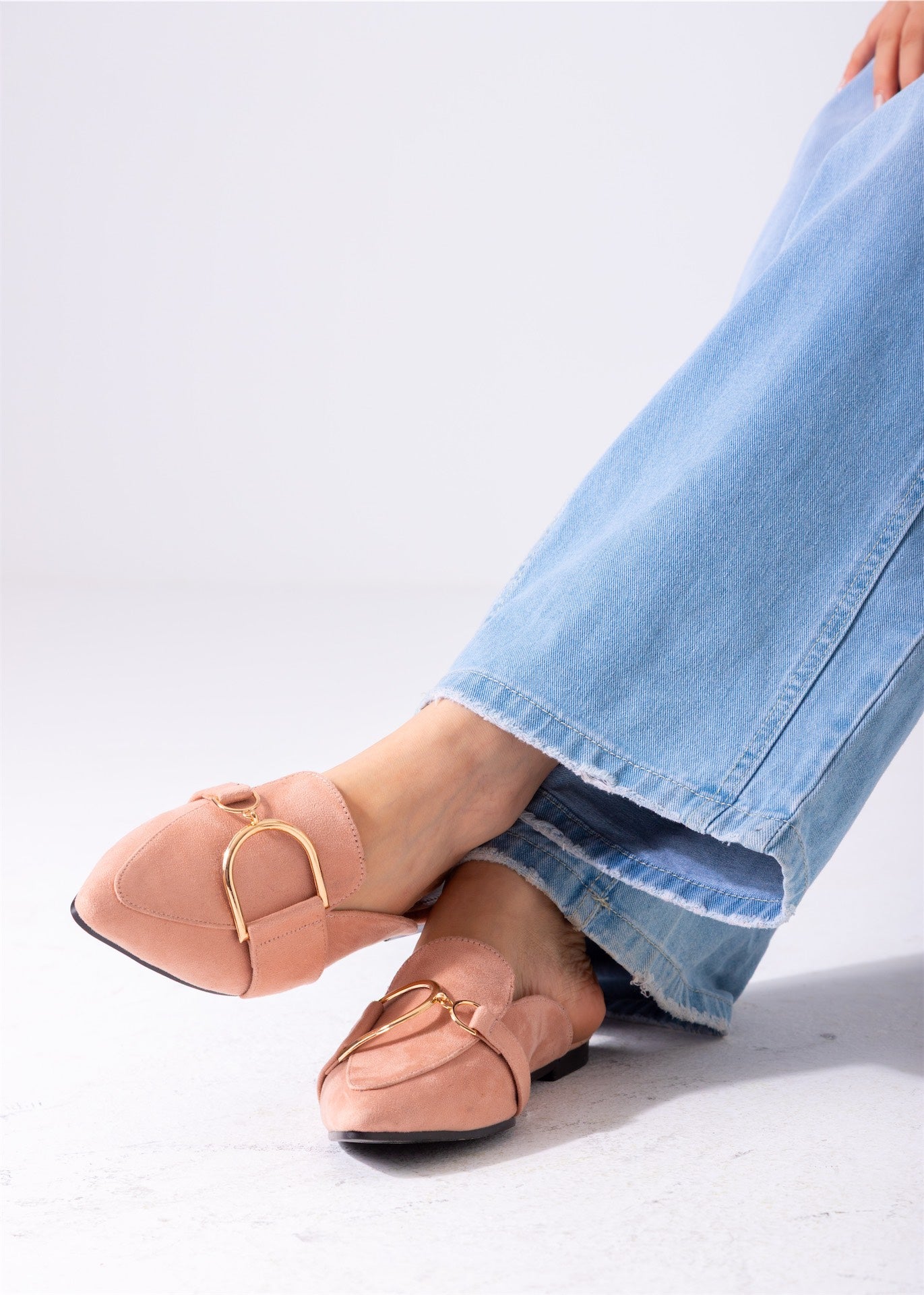 Velvet D Mule-pink