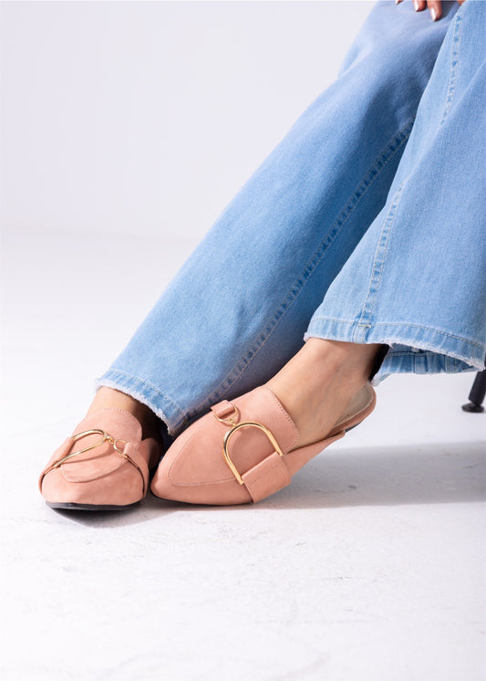 Velvet D Mule-pink