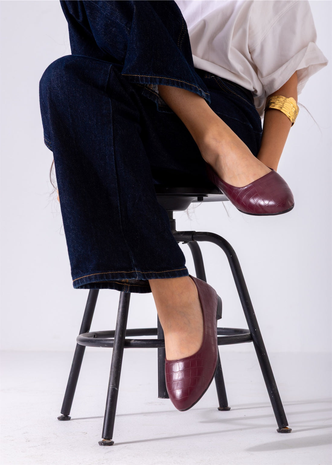 The Alligator Flat-marron