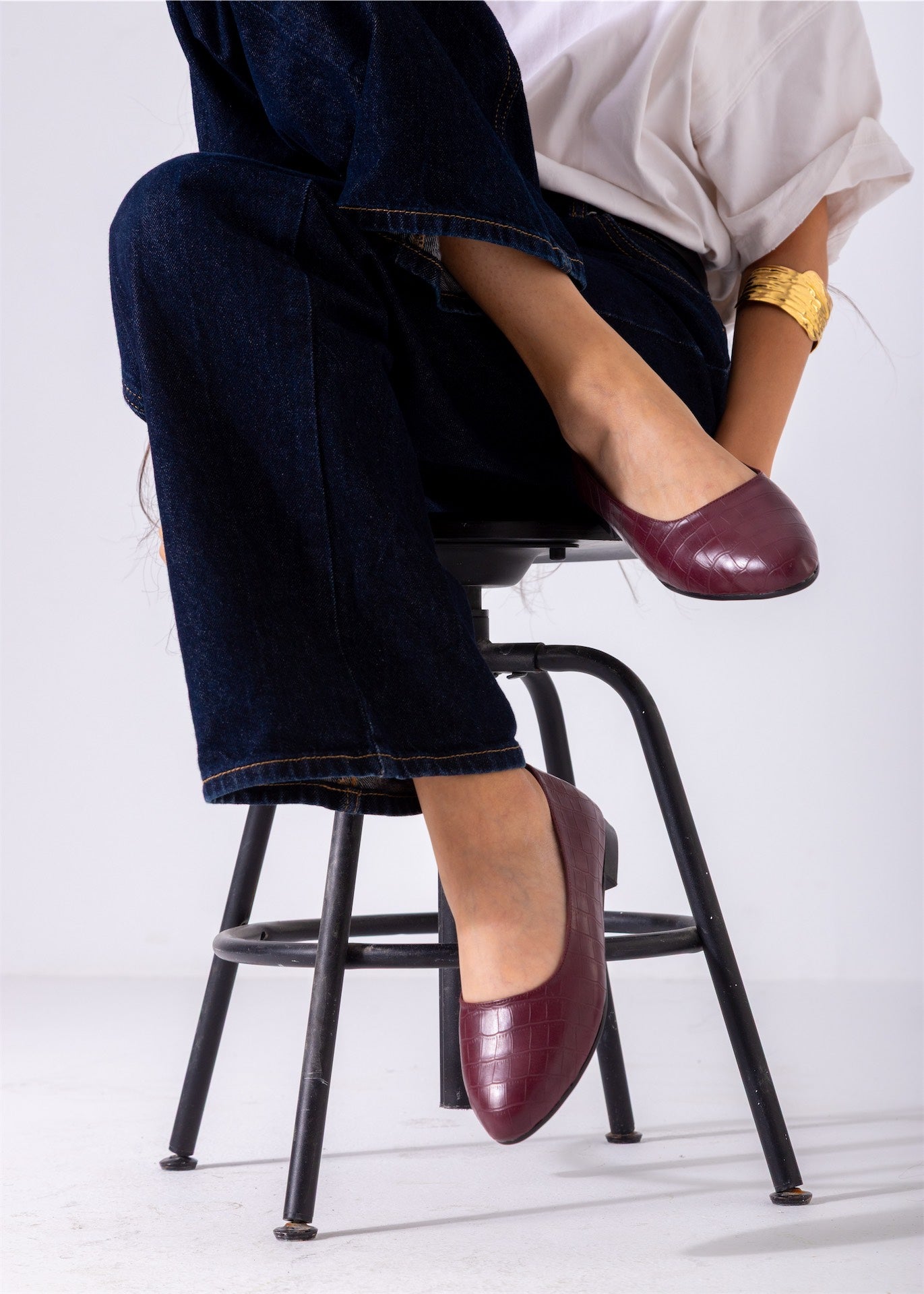 The Alligator Flat-marron