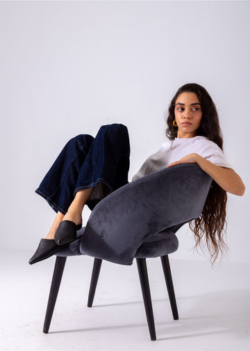 The Luna Mule-black