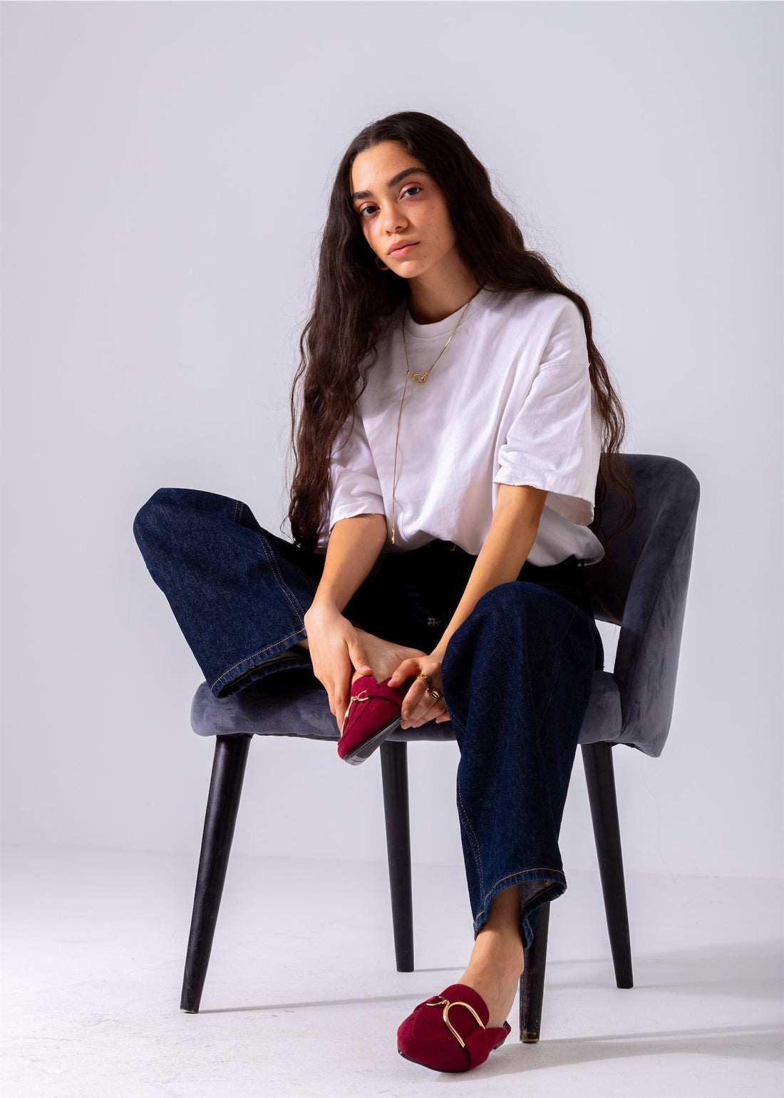 Velvet D Mule-marron