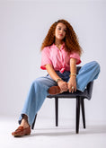 Load image into Gallery viewer, Square Toe Studded Flats-camel
