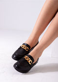 Load image into Gallery viewer, Chunky Chain Loafers-black
