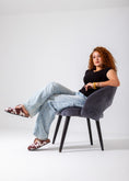 Load image into Gallery viewer, Animal Print Buckle Clogs-brown
