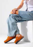 Load image into Gallery viewer, Studded Suede Clog-camel
