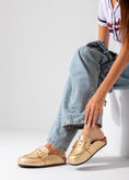 Load image into Gallery viewer, Metallic Studded Buckle Clogs-gold
