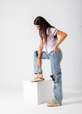 Load image into Gallery viewer, Metallic Studded Buckle Clogs-gold
