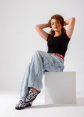 Load image into Gallery viewer, Animal Print Slip-On Flat-black
