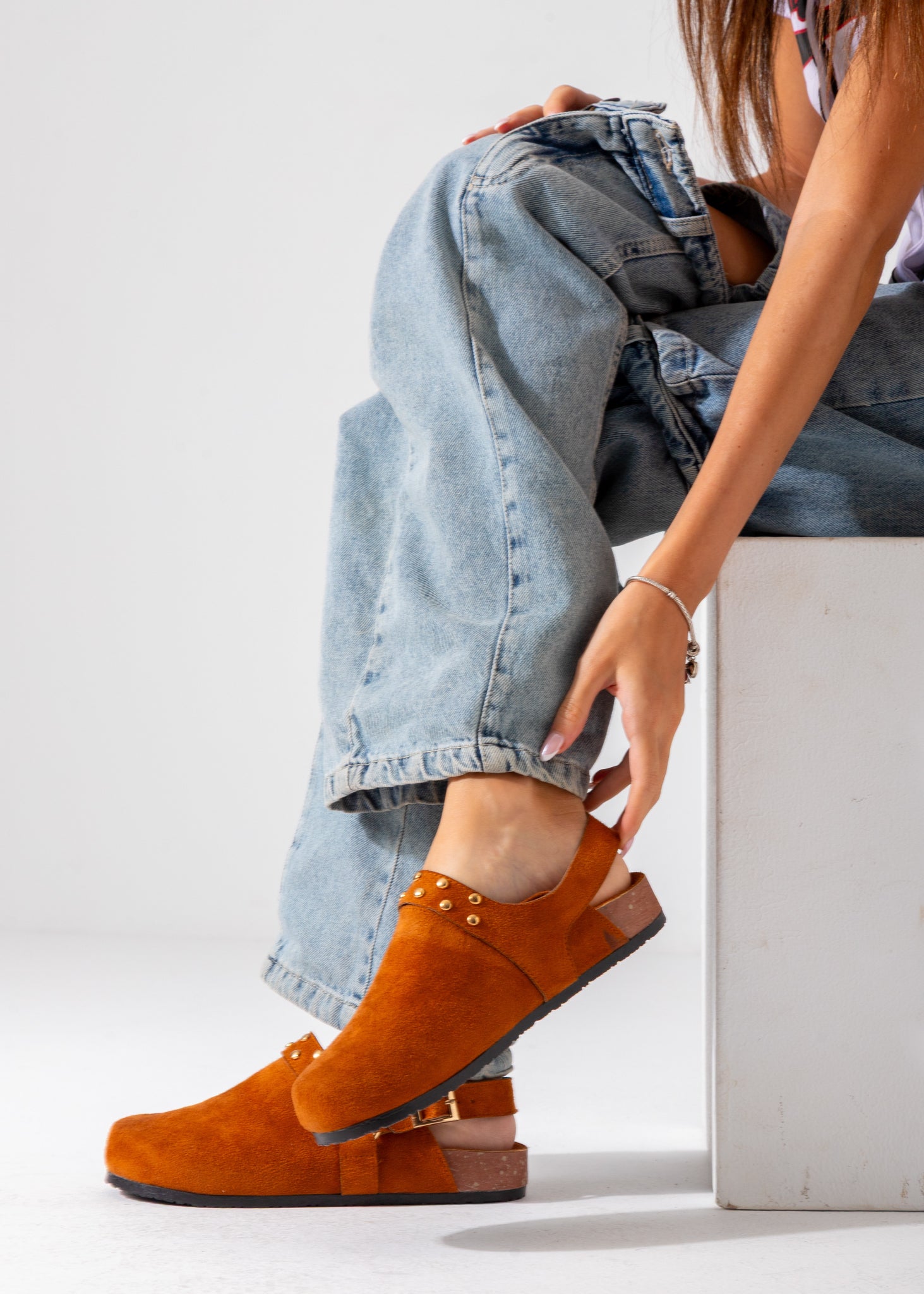 The Slingback Clog-camel