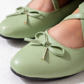 Load image into Gallery viewer, The Ballerina Flat-green
