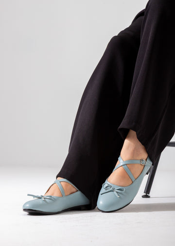 The Ballerina Flat-baby blue