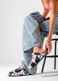 Load image into Gallery viewer, Animal Print Buckle Clogs-black
