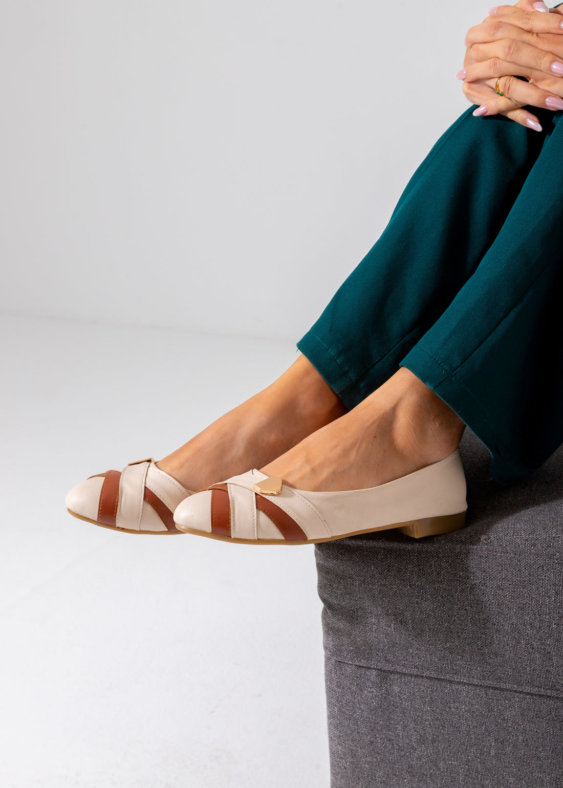 The Ballerina Flat-beige