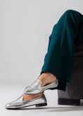 Load image into Gallery viewer, Metallic Slip-On Flat-silver
