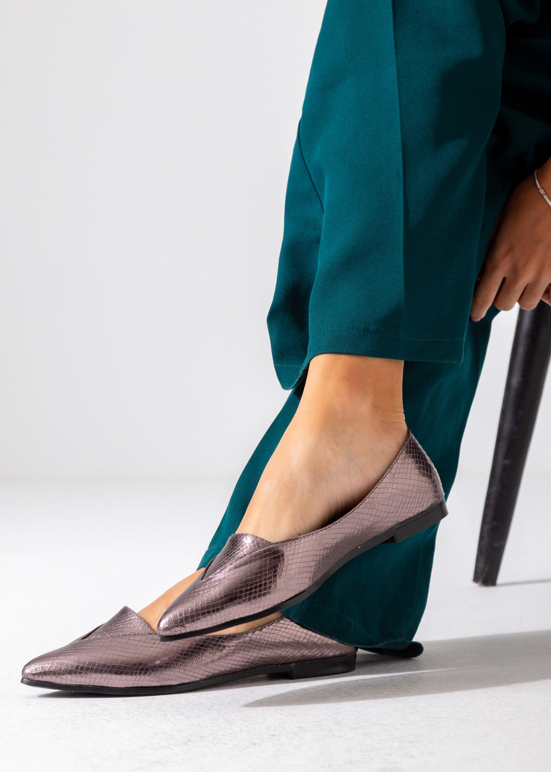 Shimmering Metallic Flat-oxidi