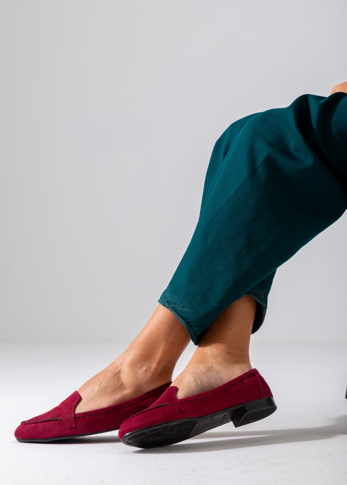 Suede Classic Slip-On Flat-marron