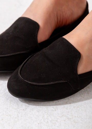 Suede Classic Slip-On Flat-black