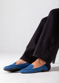 Load image into Gallery viewer, Suede Classic Slip-On Flat-dark blue
