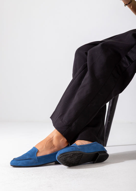 Suede Classic Slip-On Flat-dark blue