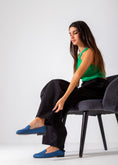 Load image into Gallery viewer, Suede Classic Slip-On Flat-dark blue
