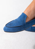 Load image into Gallery viewer, Suede Classic Slip-On Flat-dark blue
