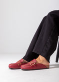 Load image into Gallery viewer, Metallic Studded Buckle Clogs-marron
