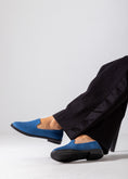 Load image into Gallery viewer, Casual Suede Flat-blue
