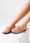 Load image into Gallery viewer, Velvet Touch Chain Loafer-pink
