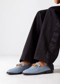 Load image into Gallery viewer, Grain-Textured Loafer-baby blue
